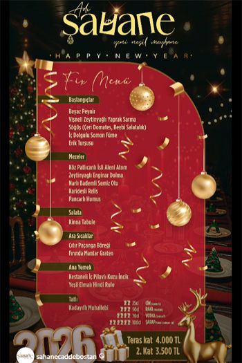 Adı Şahane Caddebostan 2026 Yılbaşı Programı