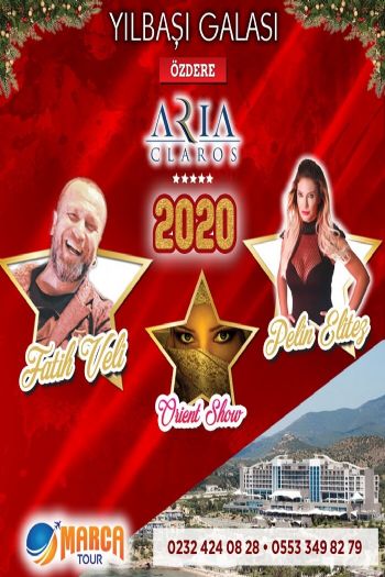 Aria Claros Beach & Spa Resort 2020 Yılbaşı Programı