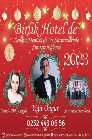 Birlik Otel İzmir 2023 Yılbaşı Programı