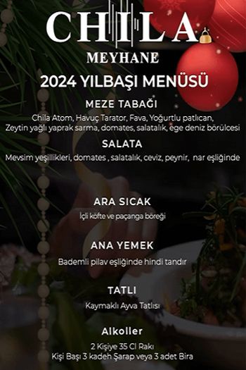 Chila Meyhane 2024 Yılbaşı Programı