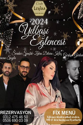 Club Leylaa 2024 Yılbaşı Programı