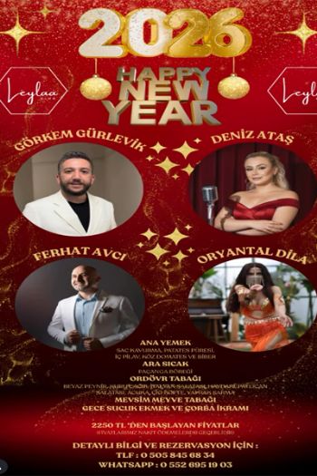 Club Leylaa 2026 Yılbaşı Programı