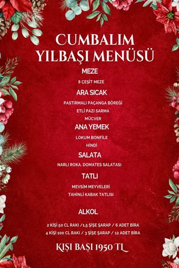 Cumbalım Meyhane 2024 Yılbaşı Programı