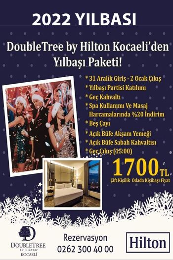 DoubleTree by Hilton Kocaeli 2022 Yılbaşı Partisi