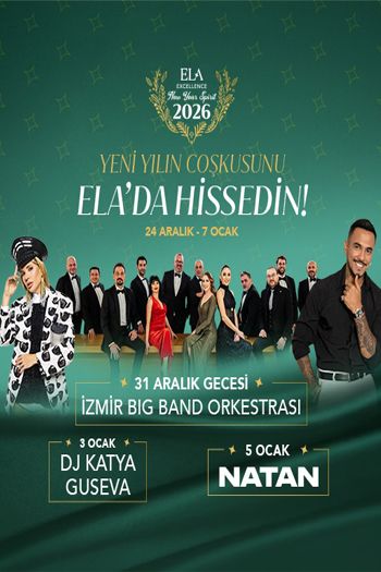 Ela Excellence Resort Belek 2026 Yılbaşı Programı