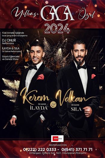 Gaga Restaurant Eskişehir 2024 Yılbaşı Programı