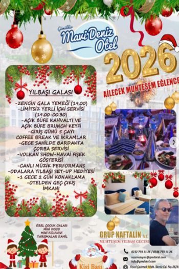 Gümüldür Mavi Deniz Otel 2026 Yılbaşı Programı