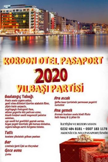 Kordon Otel Pasaport 2020 Yılbaşı Programı