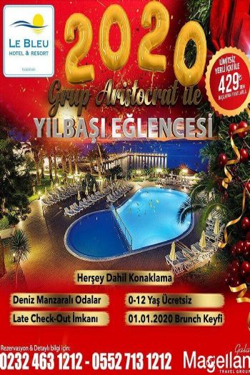 Le Bleu Hotel & Resort 2020 Yılbaşı Programı