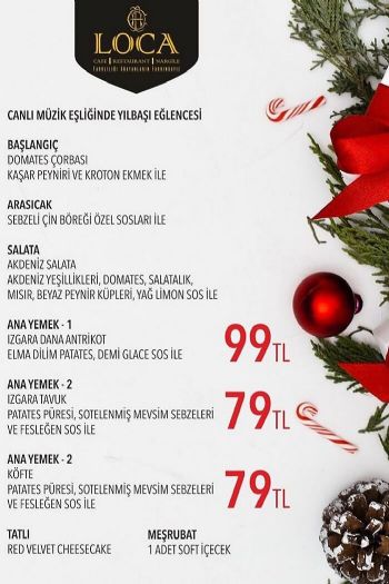 Loca Cafe İzmir 2020 Yılbaşı Programı