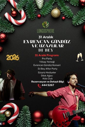Longosphere Glamping 2026 Yılbaşı Programı