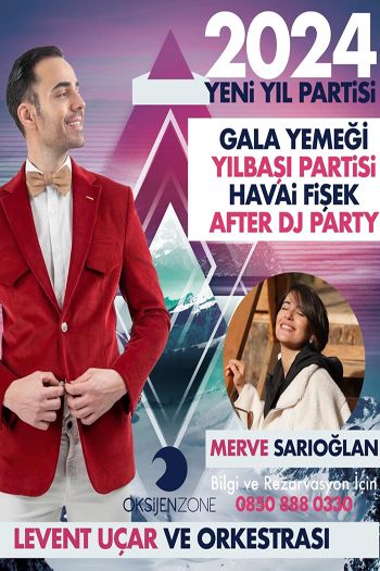 Oksijen Zone Hotel Uludağ 2024 Yılbaşı Programı