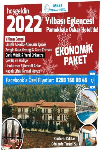 Oskar Termal Hotel 2022 Yılbaşı Programı