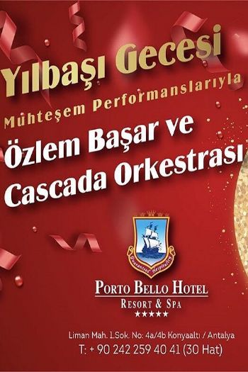 Porto Bello Hotel Resort 2020 Yılbaşı Programı