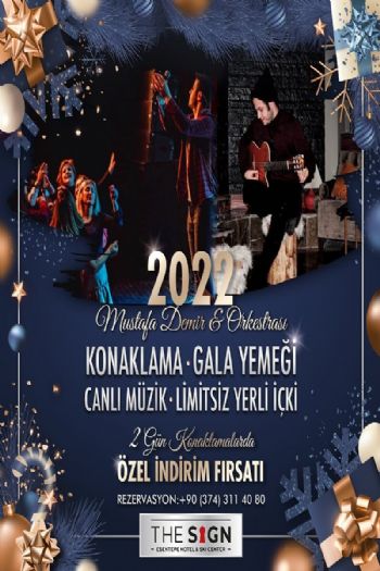 The Sign Esentepe Hotel 2022 Yılbaşı Programı