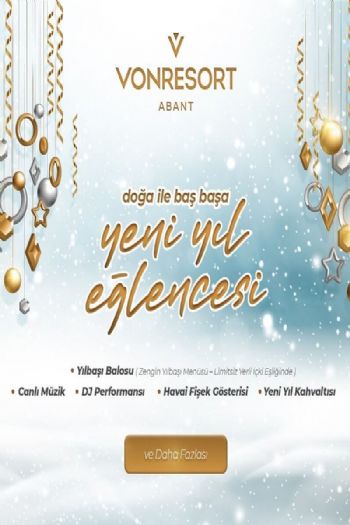 Vonresort 2022 Yılbaşı Programı