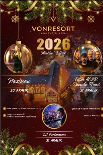 Vonresort 2026 Yılbaşı Programı